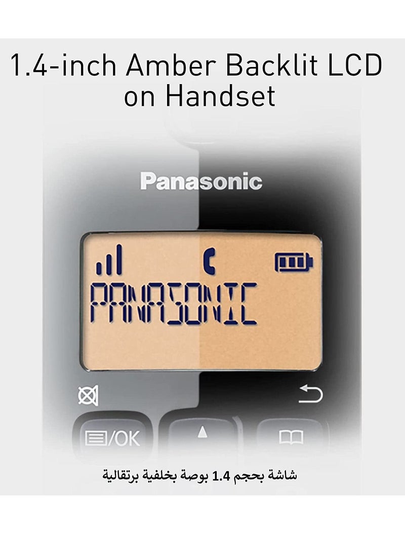 Panasonic KX-TGB110 Digital Cordless Phone - Black - Image 3