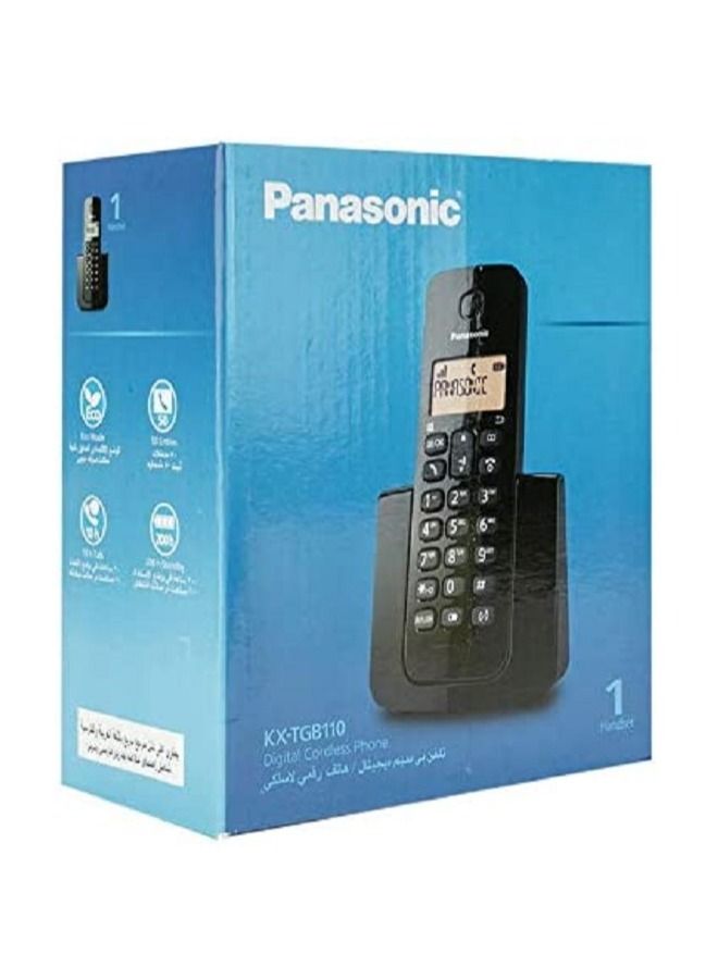 Panasonic KX-TGB110 Digital Cordless Phone - Black - Image 4