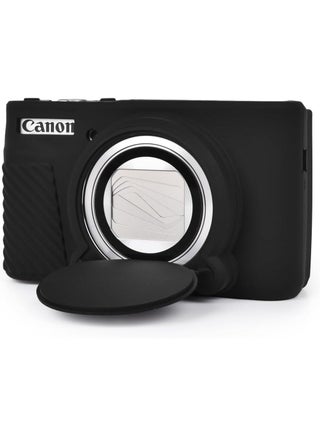 SX730 SX740 Camera Case, Soft Silicone Case for Canon PowerShot SX740/SX730 HS Camera - Anti-Scratch Slim Fit Lightweight Protective Case (black)