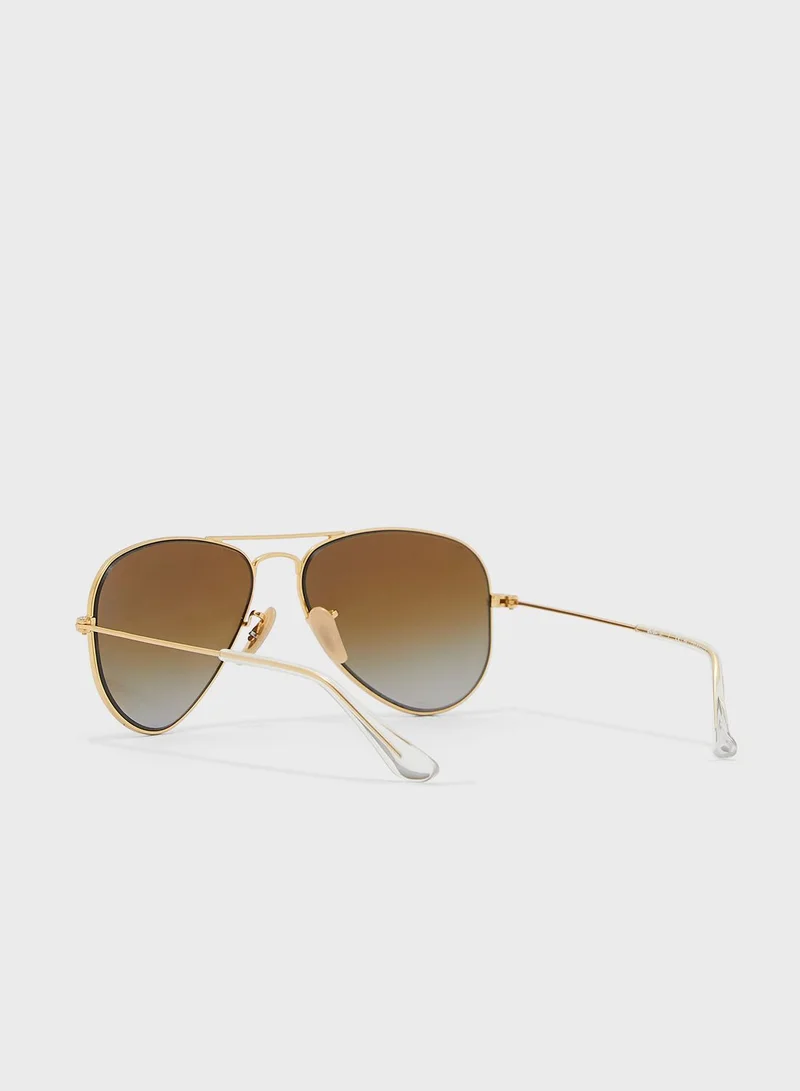Ray-Ban Junior 0Rj9506S Junior Aviator Sunglasses