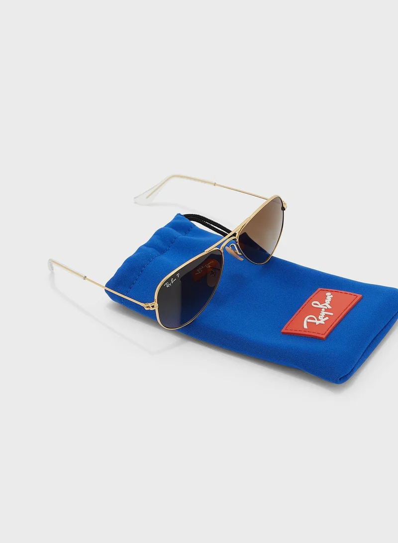 Ray-Ban Junior 0Rj9506S Junior Aviator Sunglasses