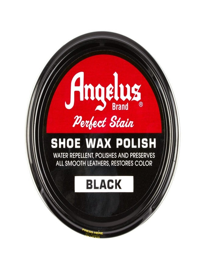 Angelus Shoe Wax Polish 3 oz, Black - Image 1