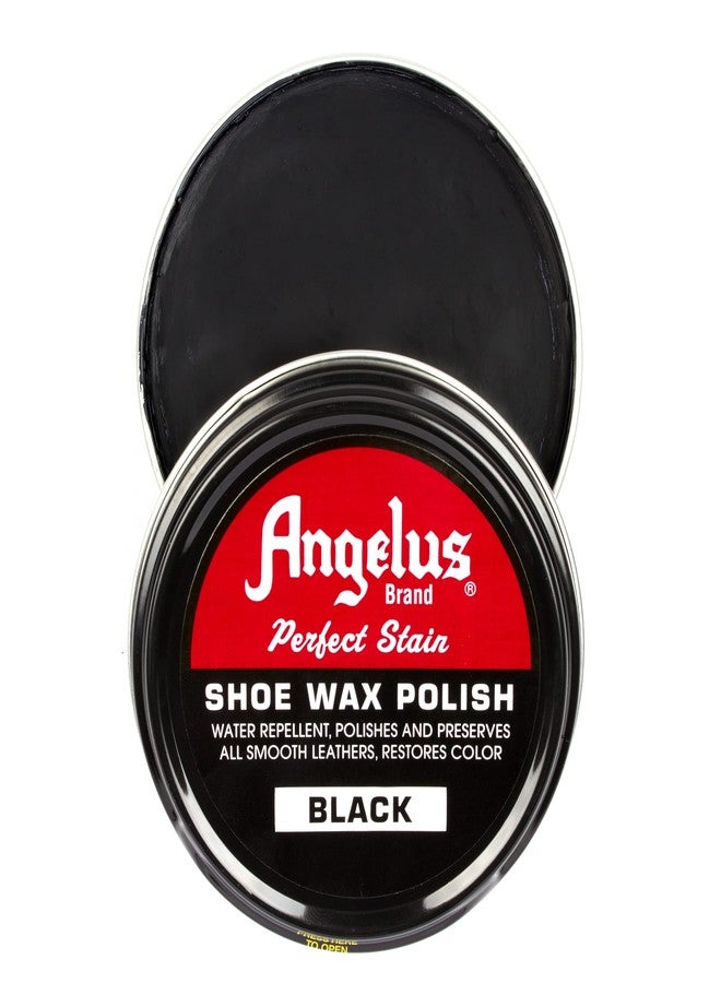 Angelus Shoe Wax Polish 3 oz, Black - Image 2