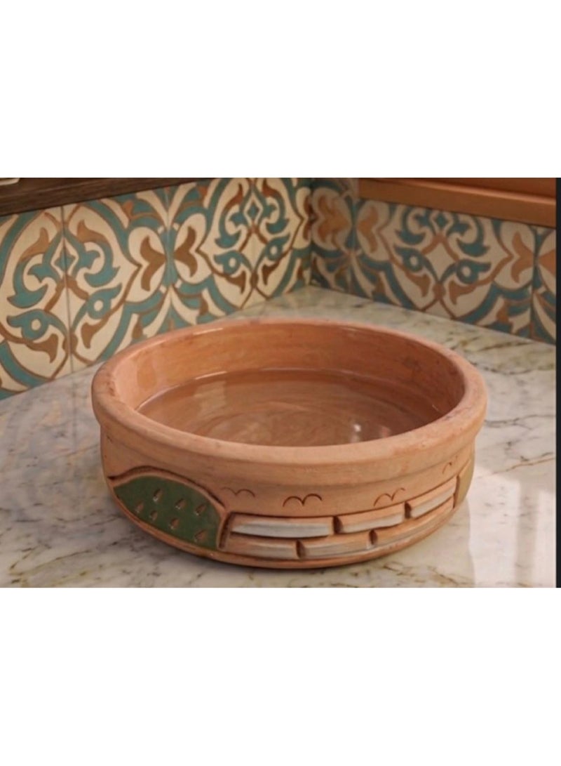Pottery Colored Tajine 16 X 4 CM - Image 1