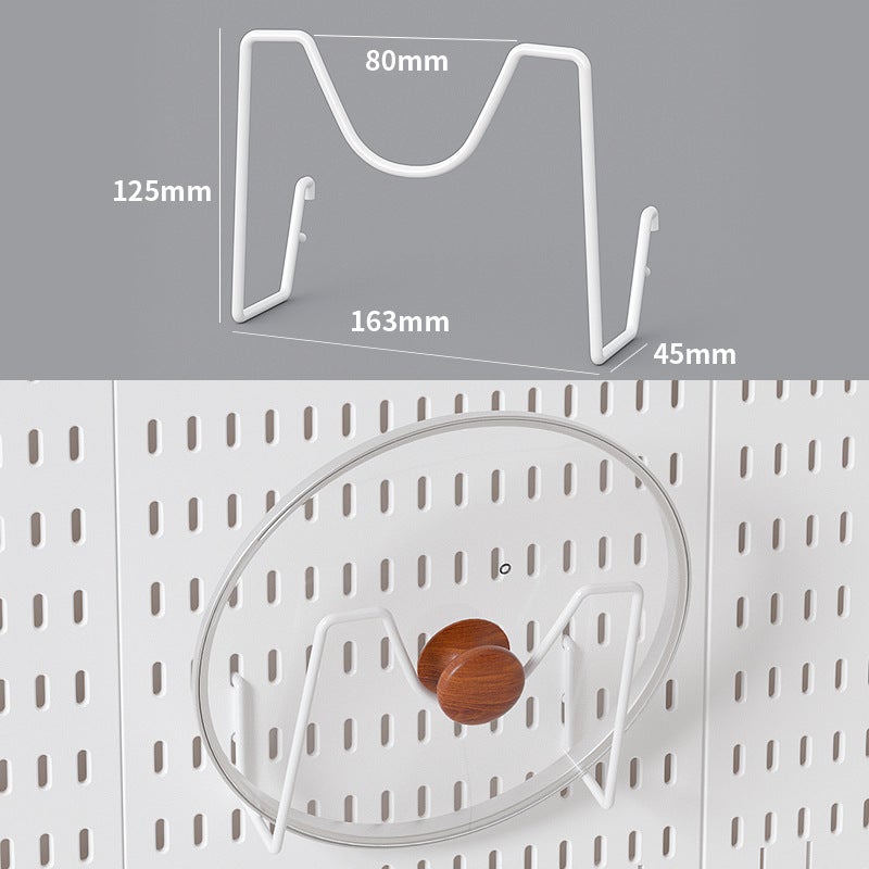 Perforated Wall Panel – Multifunctional Storage Organizer for Study, Kitchen, and Bathroom - Image 1