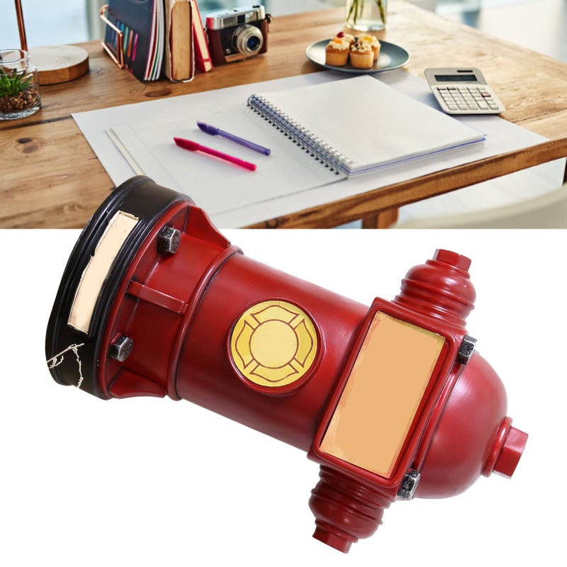 Red Fire Hydrant Money Bank Piggy Bank For Kids Birthday Gift Home Decor - Image 3