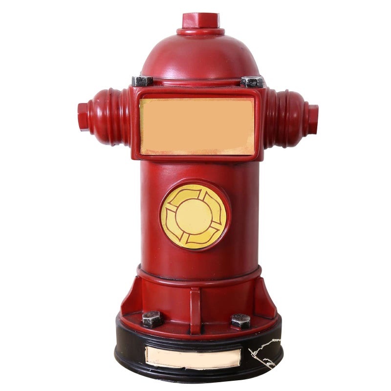 Red Fire Hydrant Money Bank Piggy Bank For Kids Birthday Gift Home Decor - Image 2