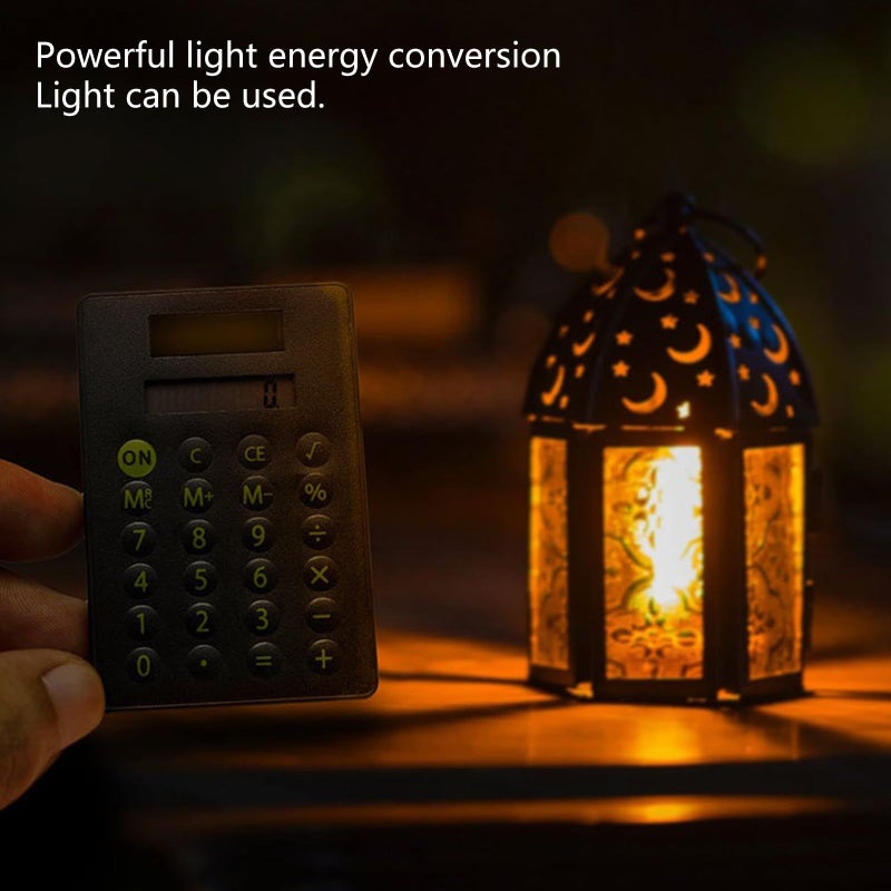 8 Digit Solar Desktop Calculator for Students Easy to Carry and Use Quiet Operation - Image 5