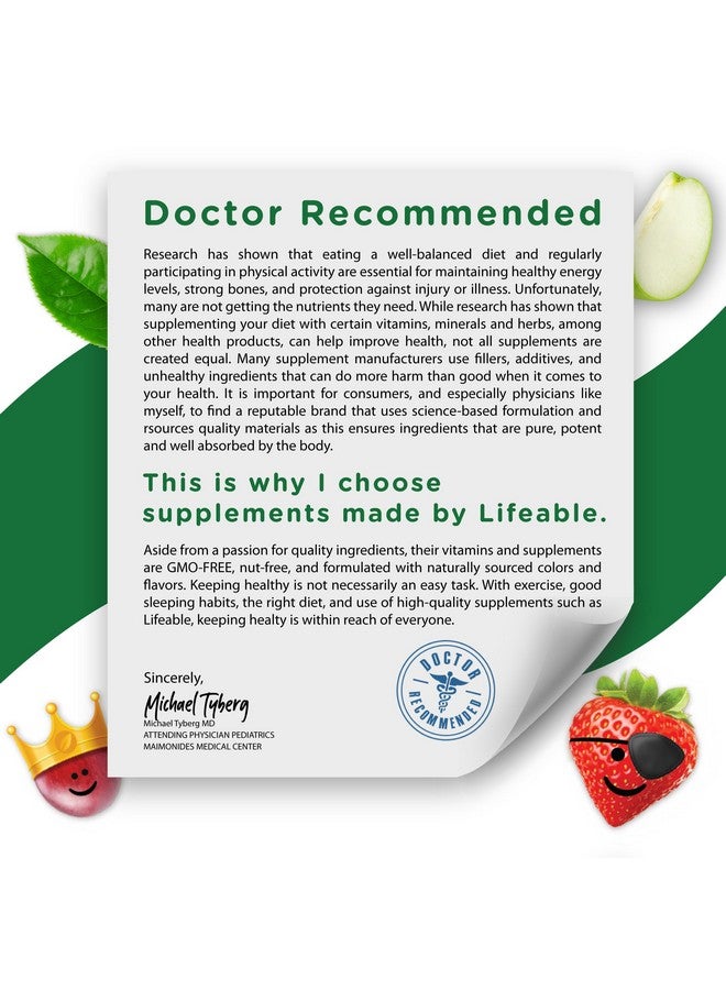 Lifeable Kids Biotin Gummies | 5,000mcg | Great Tasting Natural Flavor Biotin Supplement | Vegan Non GMO Hair Gummies | for Hair Skin and Nails | 90 Gummies - Image 5