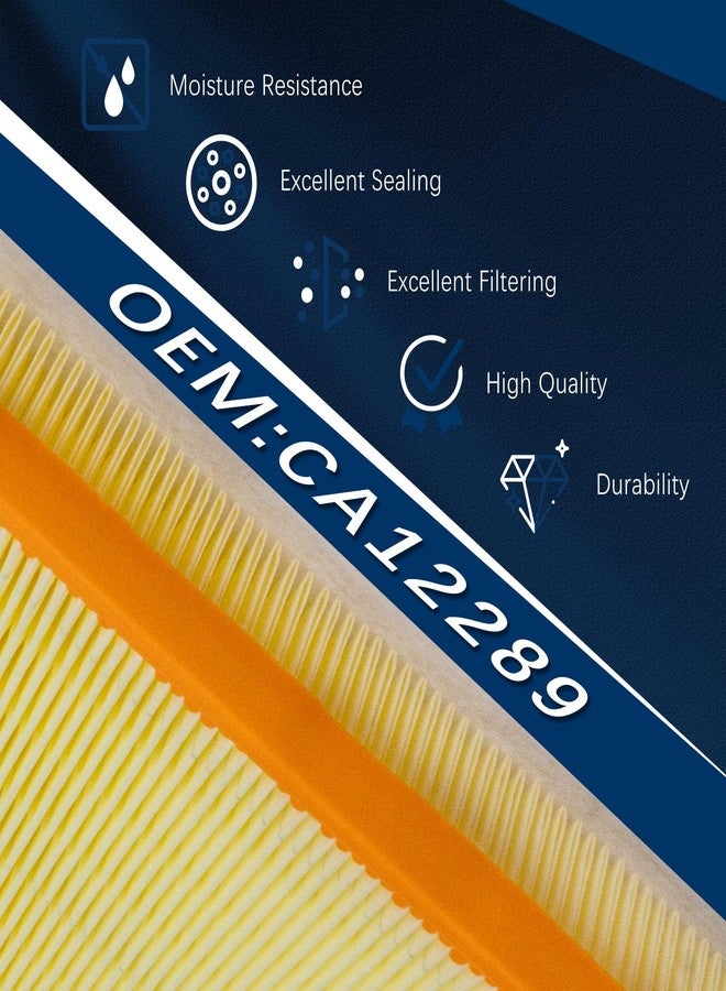 VINMS CA12289 17801-77050 Engine Air Filter for 2018-2025 Toyota Avalon/Camry/RAV4 Hybrid C-HR Corolla,Lexus ES300H NX350H UX200,Subaru BRZ - Image 4