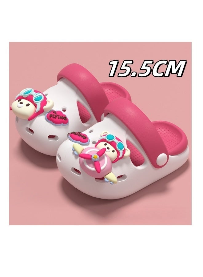 DOOKOO Kid's Summer Sandals, Comfort Clogs with EVA Non-slip Sole, Breathable Slippers with Cartoon Design, Kids Slip on Slides, Casual Beach Shoes for Kids - Image 2