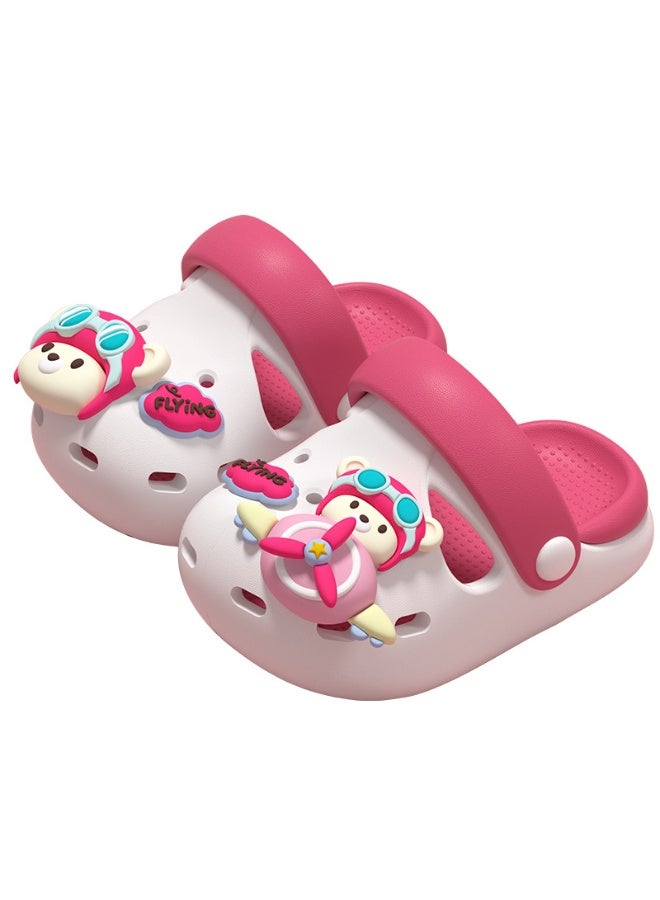 DOOKOO Kid's Summer Sandals, Comfort Clogs with EVA Non-slip Sole, Breathable Slippers with Cartoon Design, Kids Slip on Slides, Casual Beach Shoes for Kids - Image 1