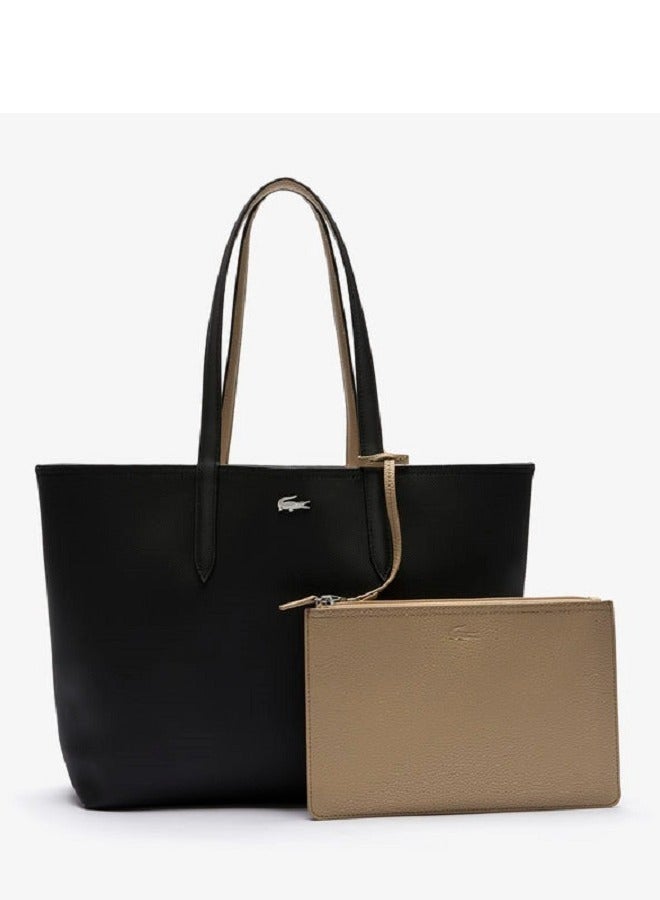 LACOSTE Anna Reversible Bicolour Tote Bag M  - Image 1