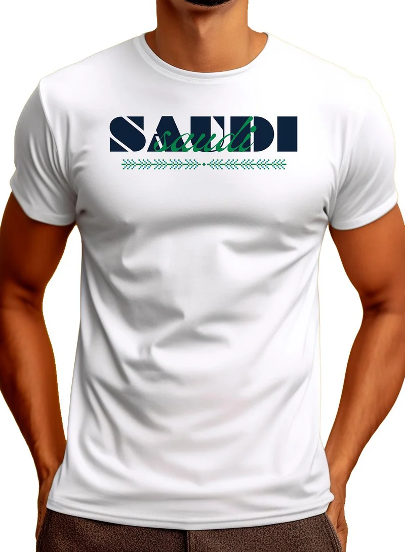 Lowha Cotton T-Shirt for Saudi National Day, Founding Day, Everyday Saudi Pride Wear for Women & Men
