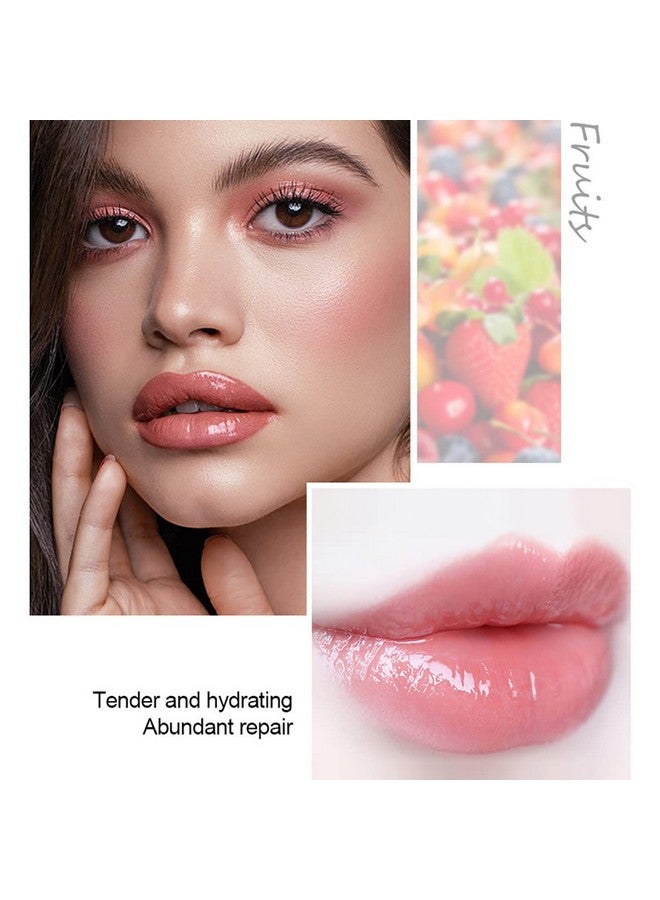 Alisesun 4 Pcs Fruit Rollon Lip Gloss Set Clear Lip Gloss Crystal Jelly Liquid Lipstick Plumping Lip Oil Moisturizing Hydrating Nonsticky Nice Gift For Women Girl - Image 3