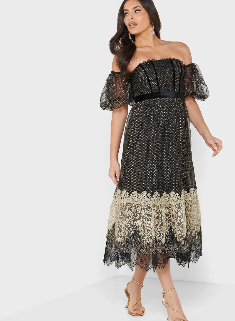 Femi9 Balloon Sleeve Dress