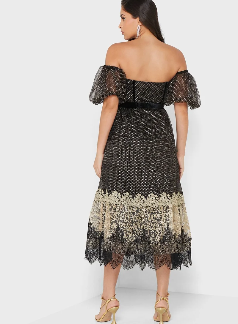 Femi9 Balloon Sleeve Dress
