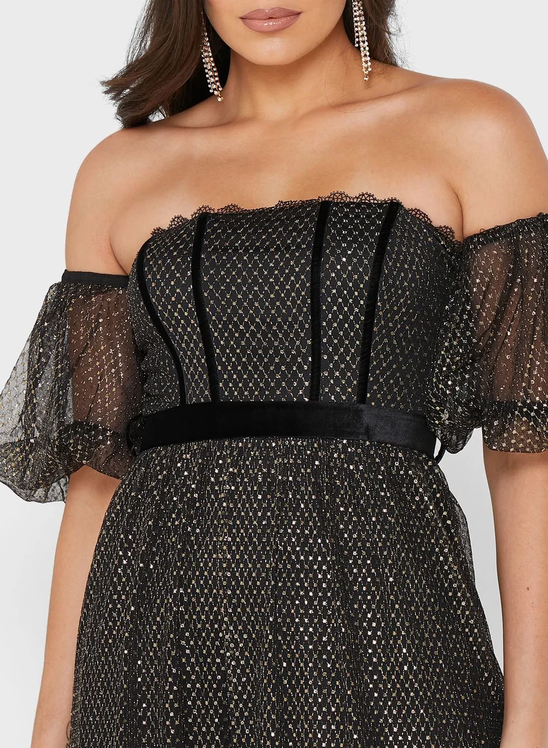Femi9 Balloon Sleeve Dress