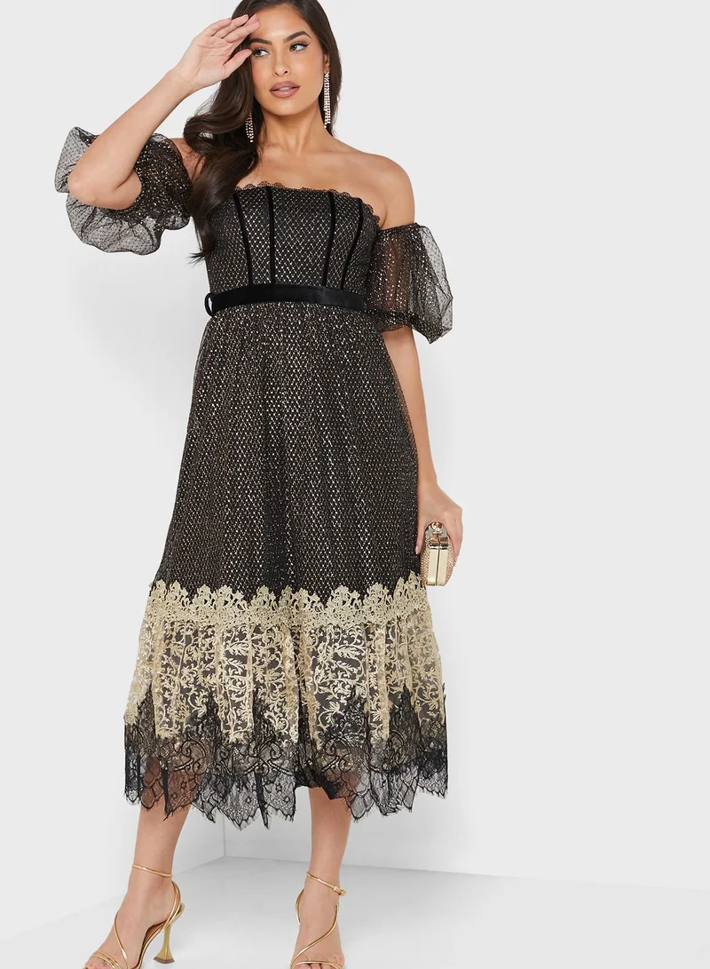 Femi9 Balloon Sleeve Dress