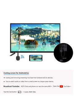 Captaintech Wireless HDMI Display Dongle Adapter TV Adapter for The APP YouTube Video Mirroring Dongle Receiver Used for iPhone Mac iOS Android Casting/Mirroring to TV/Projector/Monitor  - Image 5