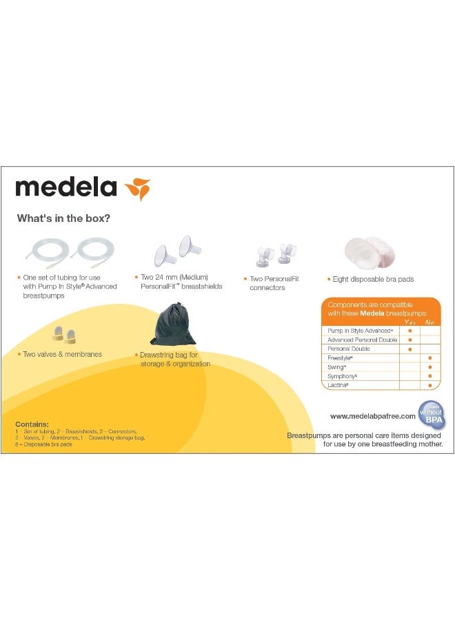 Medela Pump in Style Advanced Double Pumping Kit with Authentic Medela Spare Parts - Image 3