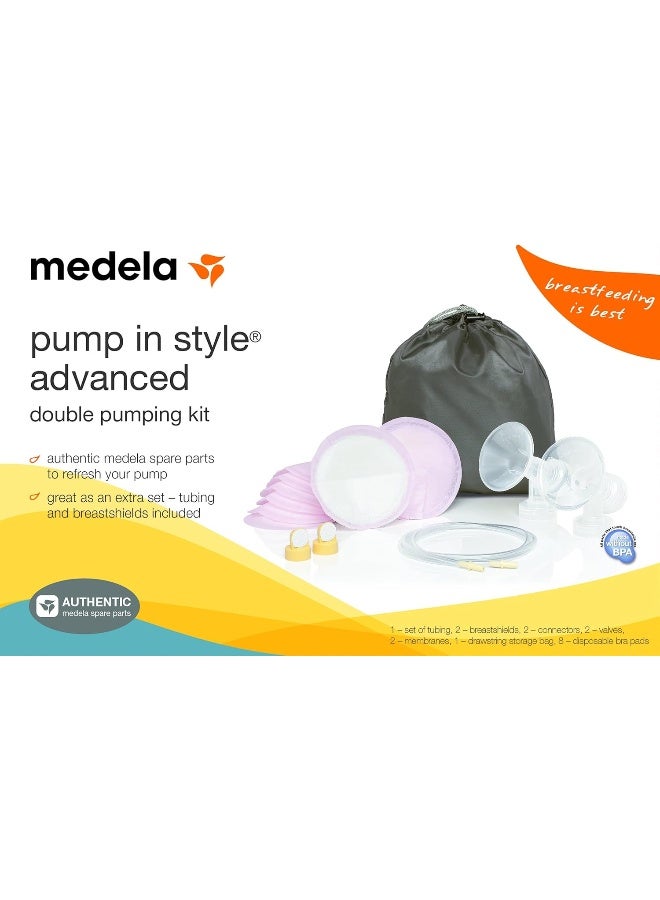 Medela Pump in Style Advanced Double Pumping Kit with Authentic Medela Spare Parts - Image 2