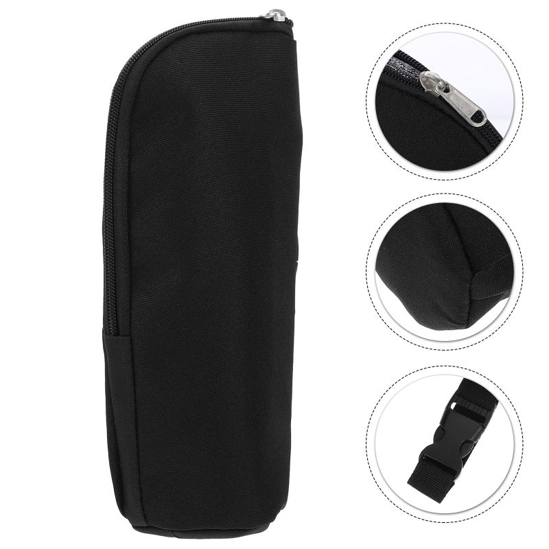 Insulated Baby Feeding Bottle Bag Thermal Cooler with Hanging Strap Black - Image 3