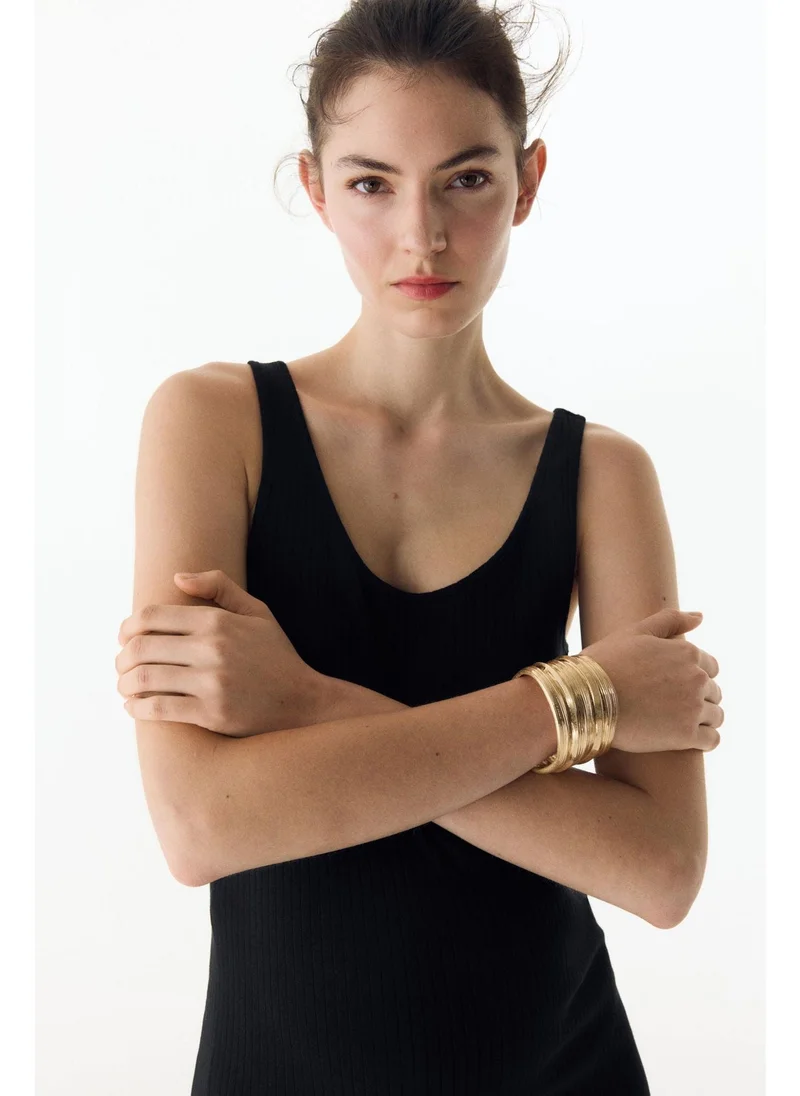 اتش اند ام MAMA Fine-knit dress