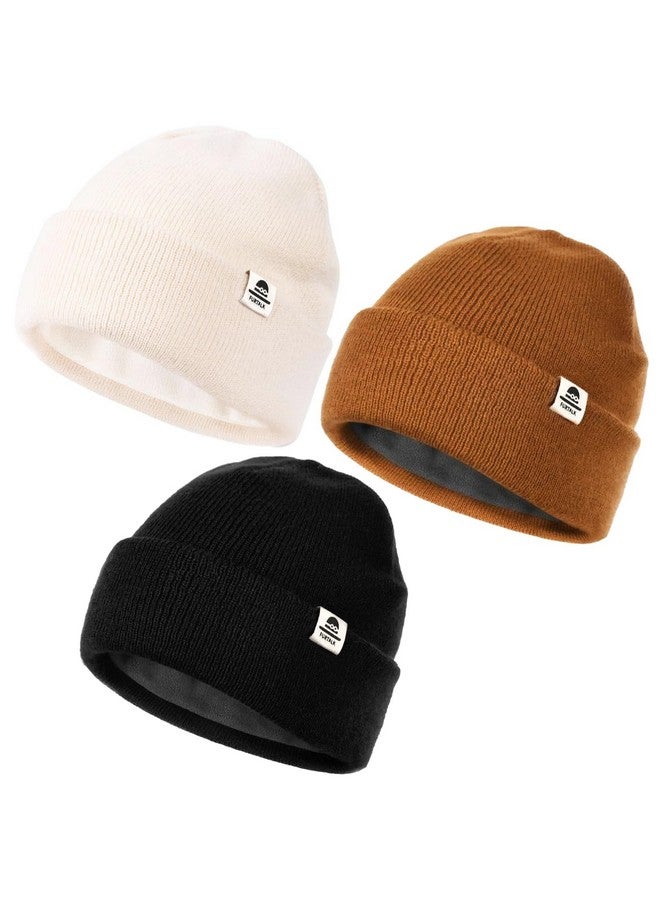 Furtalk FURTALK Baby Beanie Fleece Lined Toddler Winter Hat Boys Girls Knit Warm Beanies Kids Ski Hats for 0-8 Years - Image 1