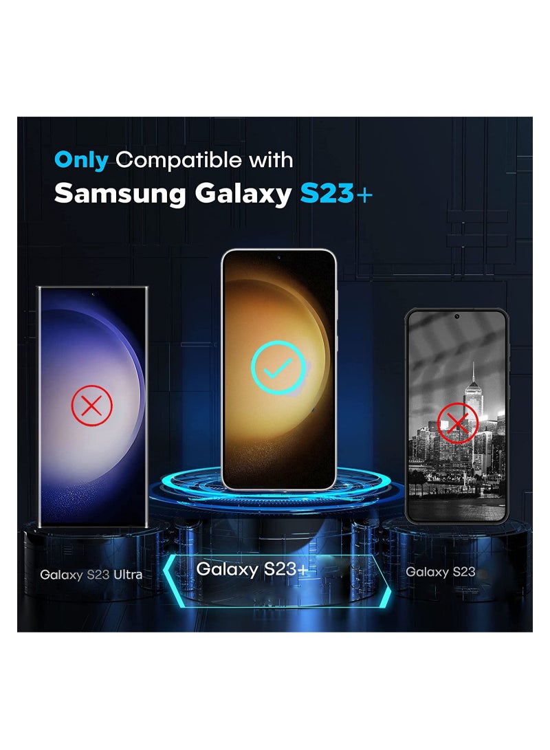 دبليو تيك WTech UV غطاء كامل غراء كامل منحني خفف من الزجاج حامي الشاشة لسامسونج جالاكسي S23 بلس 5G - Image 2