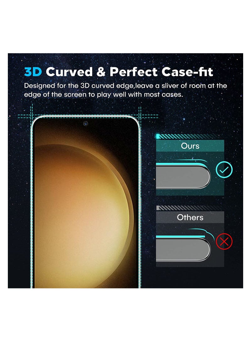 دبليو تيك WTech UV غطاء كامل غراء كامل منحني خفف من الزجاج حامي الشاشة لسامسونج جالاكسي S23 بلس 5G - Image 5