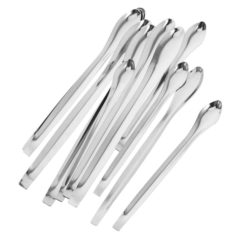 Healifty 24pcs Stainless Steel Laboratory Scoop for Accurate Measuring and Sampling Reagent Mixing Spoons for - Image 4
