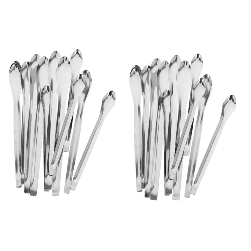 Healifty 24pcs Stainless Steel Laboratory Scoop for Accurate Measuring and Sampling Reagent Mixing Spoons for - Image 1