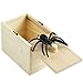 Oiuros Spider Prank Scare Box Handmade Fun Practical Surprise Joke Boxes Hilarious Halloween Spoof Gift Box for Adults Kids - Image 2
