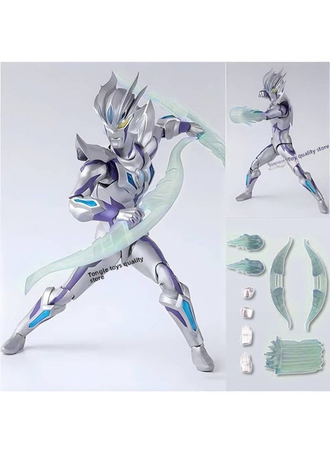 Shf Ultimate Shining Cello Ott Handmade Toy Multi-Joint Super Action Figure Model Act Boy Gift-Color:[exquisite Gift Box Packaging] Unlimited Rock 16cm Multi-joint Super Movable
