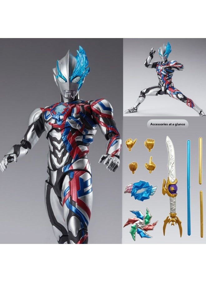 null - Shf Ultimate Shining Cello Ott Handmade Toy Multi-Joint Super Action Figure Model Act Boy Gift-Color:[exquisite Gift Box Packaging] Unlimited Rock 16cm Multi-joint Super Movable - Image 1
