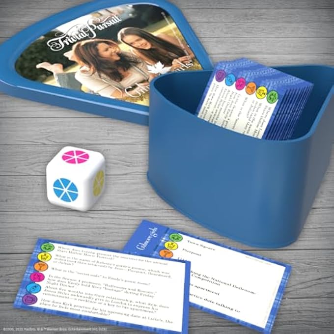 USAopoly Trivial Pursuit Gilmore Girls Quick Play Edition Trivia Game Test Your Knowledge of Stars Hollow with 600 Questions in 6 Categories Officially Licensed Gilmore Girls Merchandise  Collectible - Image 5