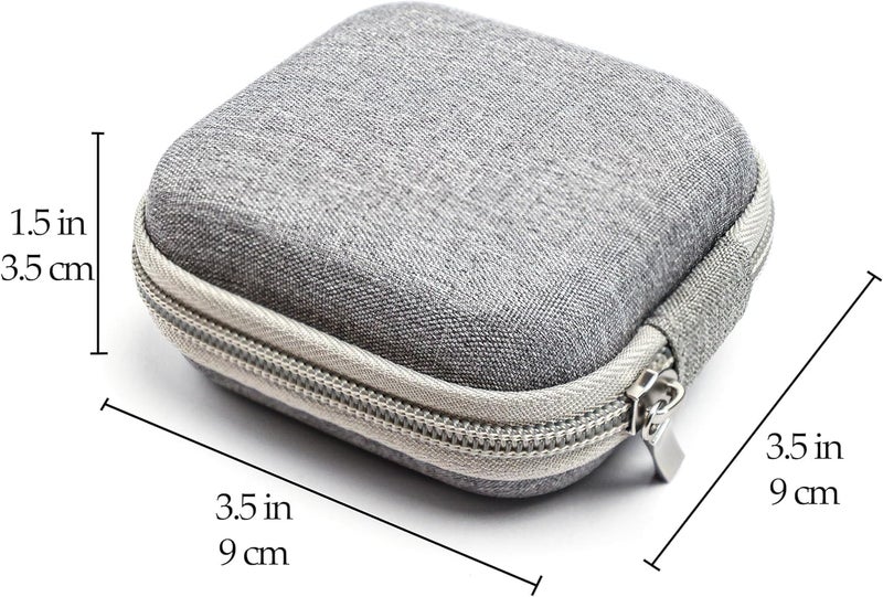 Navan Multi-Functional Eye Drops, Medicine & Travel Accessories Organizer - Hardshell EVA Compact Carry Case - Loops & Mesh Pocket for Daily Pills, Charging Cables & Batteries by Clinical Experts - Image 4