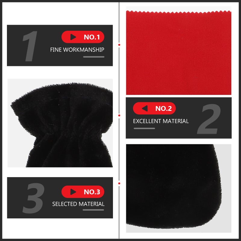 1 Set Piano Universal 2-piece Cover Cloth Piano Non- Foot Covers (Assorted Color) - Image 3