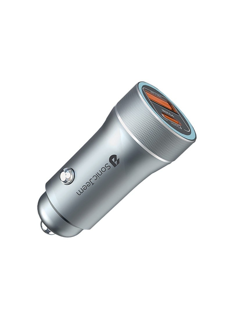 SONIC JEEM Titanium car charger fast charging (SJ204A) - Image 1