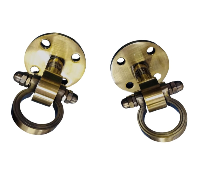 Kkriya Home Decor Antique Brass Finish PVD Premium Strong and Sturdy Heavy Duty HIGrade Quality Life TIME WARRENTYCeiling KADA Swing Patio 16MM Rod with Weight Capacity of 2000KG Pack of 2PCS  - Image 5