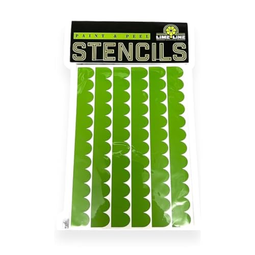 LiME LiNE Fish Scales Airbrush Stencil for Custom Paint - Image 1
