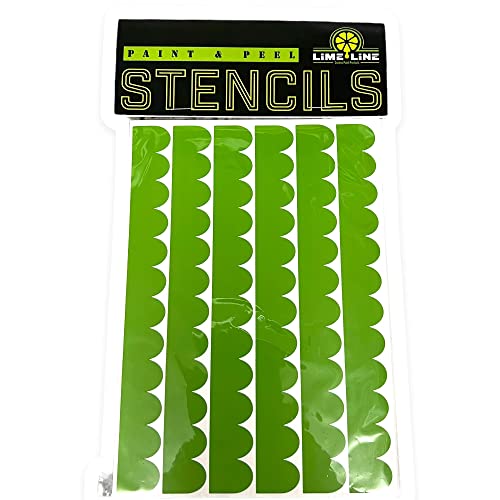 LiME LiNE Fish Scales Airbrush Stencil for Custom Paint - Image 2