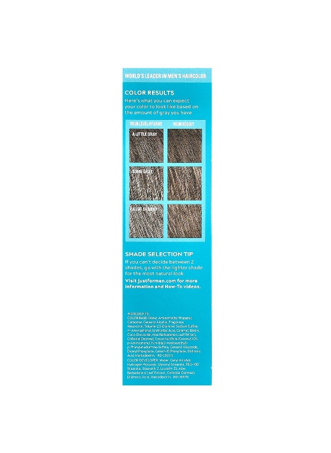 Just For Men Just for Men, Mustache & Beard, Brush-In Color Gel, M-30 Light-Medium Brown, 1 Multiple Application Kit  - Image 2