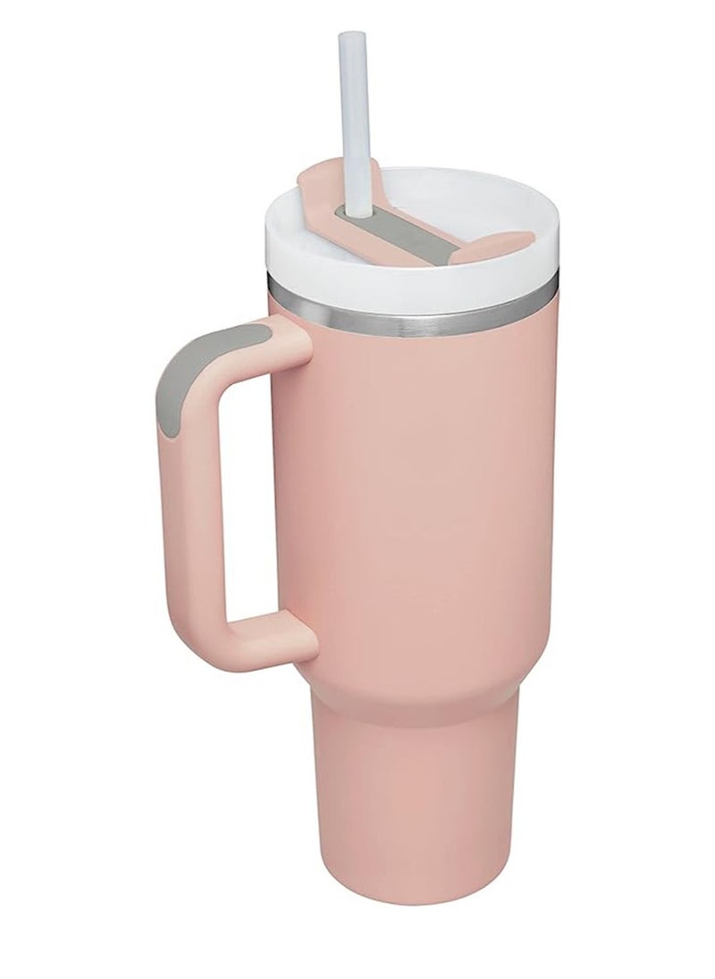 Stanley - Stanley Quencher H2.0 FlowState Tumbler 40OZ PINK DUSK  Stainless Steel Vacuum Insulated with 3-Position Lid and Straw Perfect for Water Iced Tea Coffee On-the-Go Hydration Ideal Gift Stanley Cup - Image 1