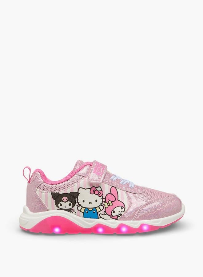 Hello Kitty Girls Hook & Loop Light-Up Sneakers - Image 5