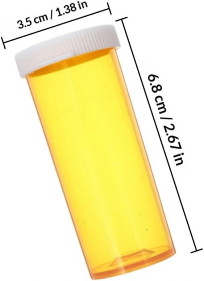 CHILDWEET 25pcs Travel Pill Container Small Medicine Organizer Box with Caps Portable Reusable Pill Bottle Set for Purse and Daily Medication Storage - Image 2