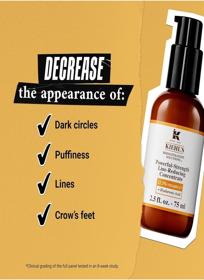 Kiehl's - Kiehl's Powerful-Strength Line-Reducing Concentrate – Vitamin C Anti-Aging Serum – 50ml - Image 1
