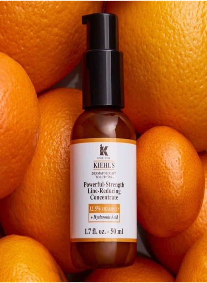 Kiehl's - Kiehl's Powerful-Strength Line-Reducing Concentrate – Vitamin C Anti-Aging Serum – 50ml - Image 1