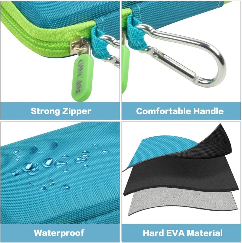 GWCASE Hard Case Compatible with SanDisk 1TB 2TB 4TB 500GB 8TB Extreme Portable SSD - Up to 1050MB/s - USB-C, USB 3.2 Gen 2 External Solid State Hard Drive Storage Holder for Cables-Green (Box Only) - Image 4